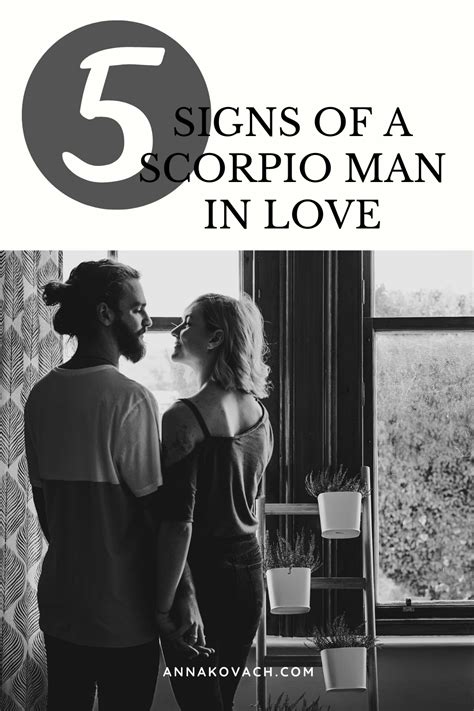 scorpio man in love